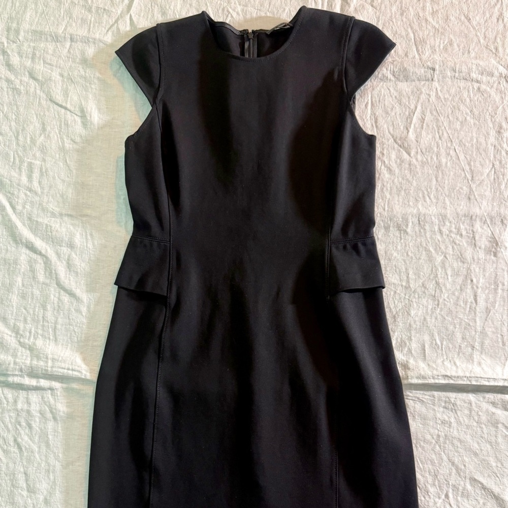 J. Crew Women’s Sophisticated Black Midi Dress Sz 10T
